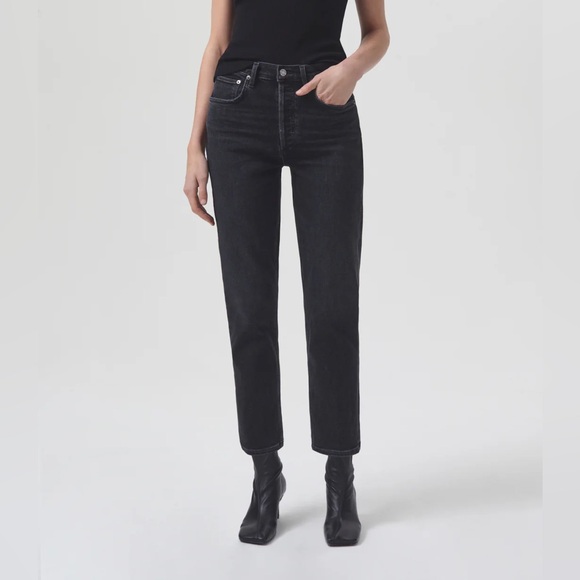 Agolde Riley Straight Crop - Picture 2 of 7